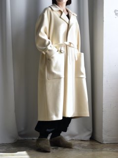 TENNE HANDCRAFTED MODERN big size trench wool[white]