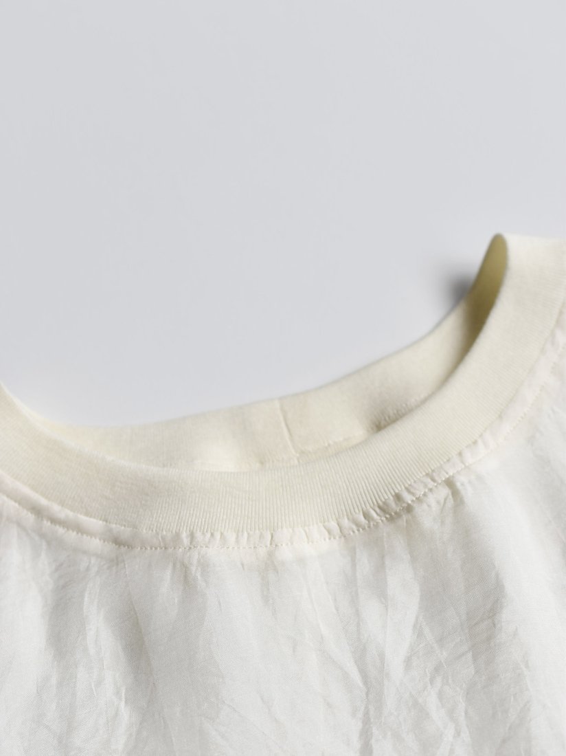 uryya（ユライヤ）| silk T-shirt [white] - fevrier（フェブリエ