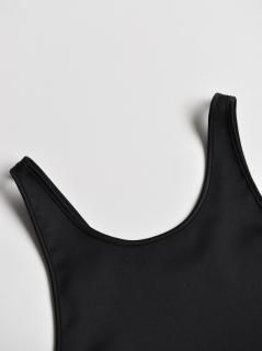 unefigʥ̥եˡ   silk cropped tank  [black] 