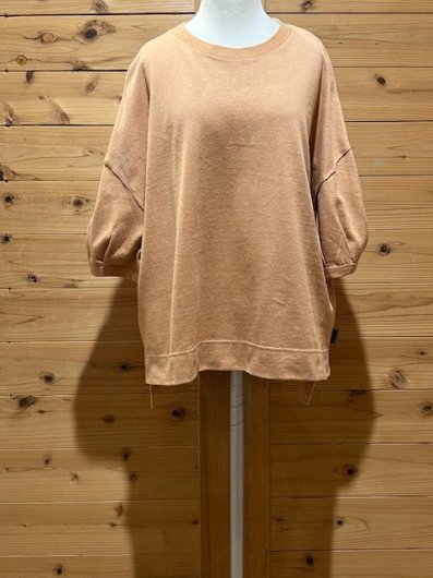 GOHEMP PUFF SLEEVE TEE SoyMocha -ラスト- - ヘンプ素材のウエアや 