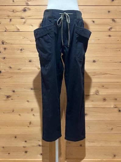 Unisex) GOHEMP VENDOR ANKLE CUT PANTS JetBlack - ヘンプ素材