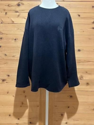 【使い勝手の良い】 TEE 3/4SL ROUND LOOSE GOHEMP UNISEX) Black ヘンプ素材の - トップス