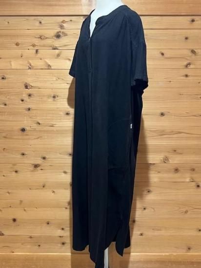 PlanetaOrganica Twist Onepiece Black(cc23) - ヘンプ素材の