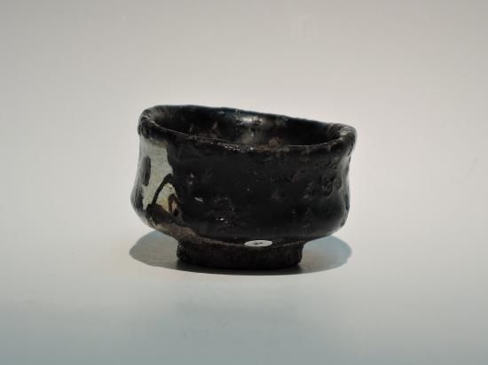 丸田宗彦／唐津黒織部ぐい呑004 MARUTA Munehiko / Karastsu kurooribe