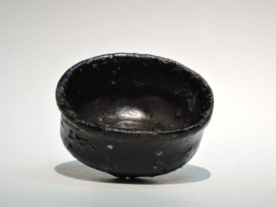 丸田宗彦／唐津黒織部ぐい呑004 MARUTA Munehiko / Karastsu kurooribe