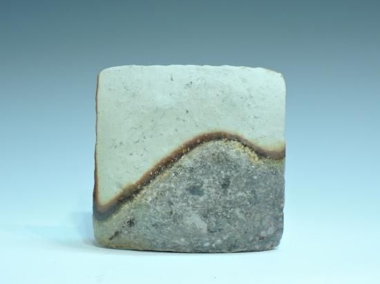 川端文男/備前自然練込四方皿(5客)171 KAWABATA Fumio / Bizen 川端文男/備前自然練込四方皿(5客)171 KAWABATA Fumio / Bizen
