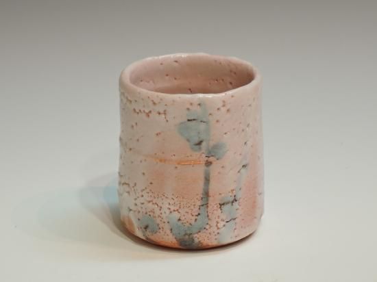 加藤孝造 志野湯呑】人間国宝 志野茶碗 湯飲み B27A