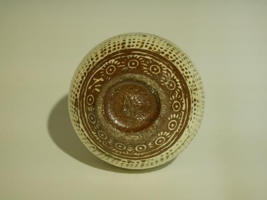 十三代中里太郎右衛門（逢庵）／唐津花三島徳利 NAKAZATO