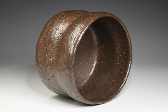 杉本貞光／紫香黒茶盌(銘・阿吽） SUGIMOTO Sadamitsu