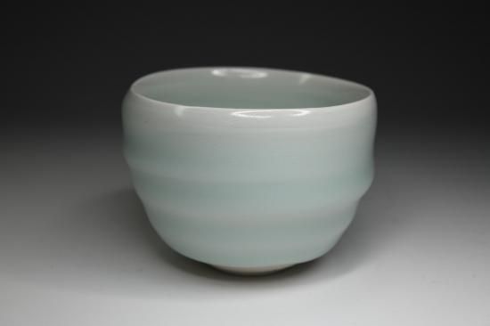 深見陶治／青白磁⭐︎湯呑とぐい呑み　3点セット 深見陶治／青白磁ぐい呑001 FUKAMI Sueharu / Seihakuji guinomi