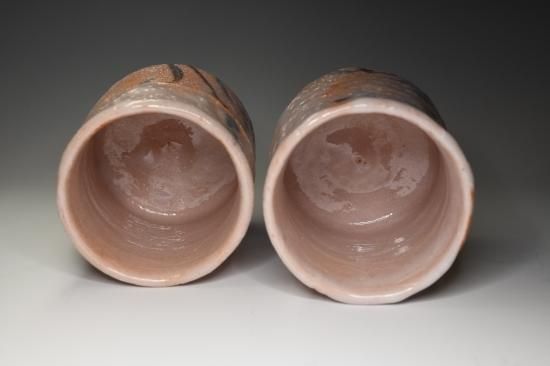 加藤孝造／志野湯呑（一対） KATO Kozo / Shino yunomi (pair