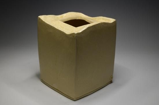 鈴木治　花入　共箱 鈴木治 花入 共箱