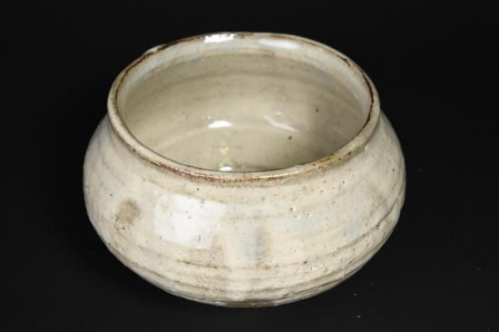 岡部嶺男／粉引塩筍茶盌 OKABE Mineo / Kohikishioge chawan