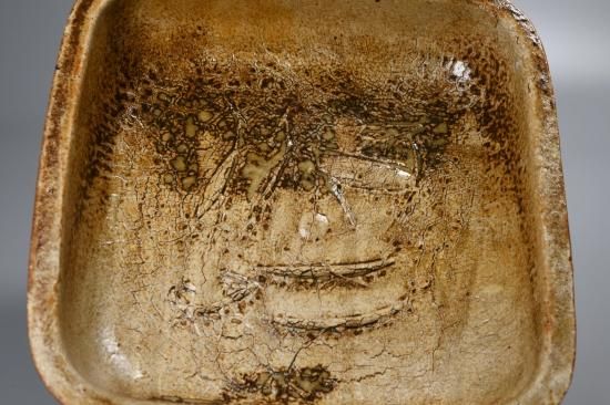 河本五郎／灰釉印文鉢002-1 KAWAMOTO Goro / Haiyuuinmon bachi 002-1