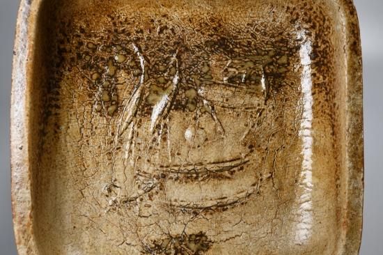 河本五郎／灰釉印文鉢002-1 KAWAMOTO Goro / Haiyuuinmon bachi 002-1