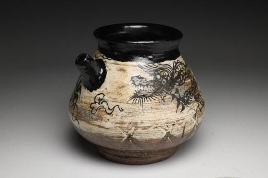 開催中セール一覧 池田省吾／刷毛織部酒注（竜之図）010 Hakeoribe / Shogo IKEDA 工芸品