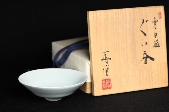 深見陶治/青白磁ぐい呑002 FUKAMI Sueharu / Seihakuji guinomi 深見陶治/青白磁ぐい呑002 FUKAMI Sueharu / Seihakuji guinomi