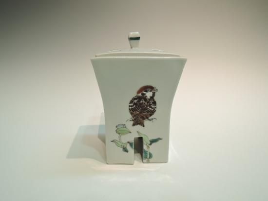 輝く高品質な 武腰潤／雀の香炉 TAKEGOSHI Jun / Suzume no Kouro 工芸品