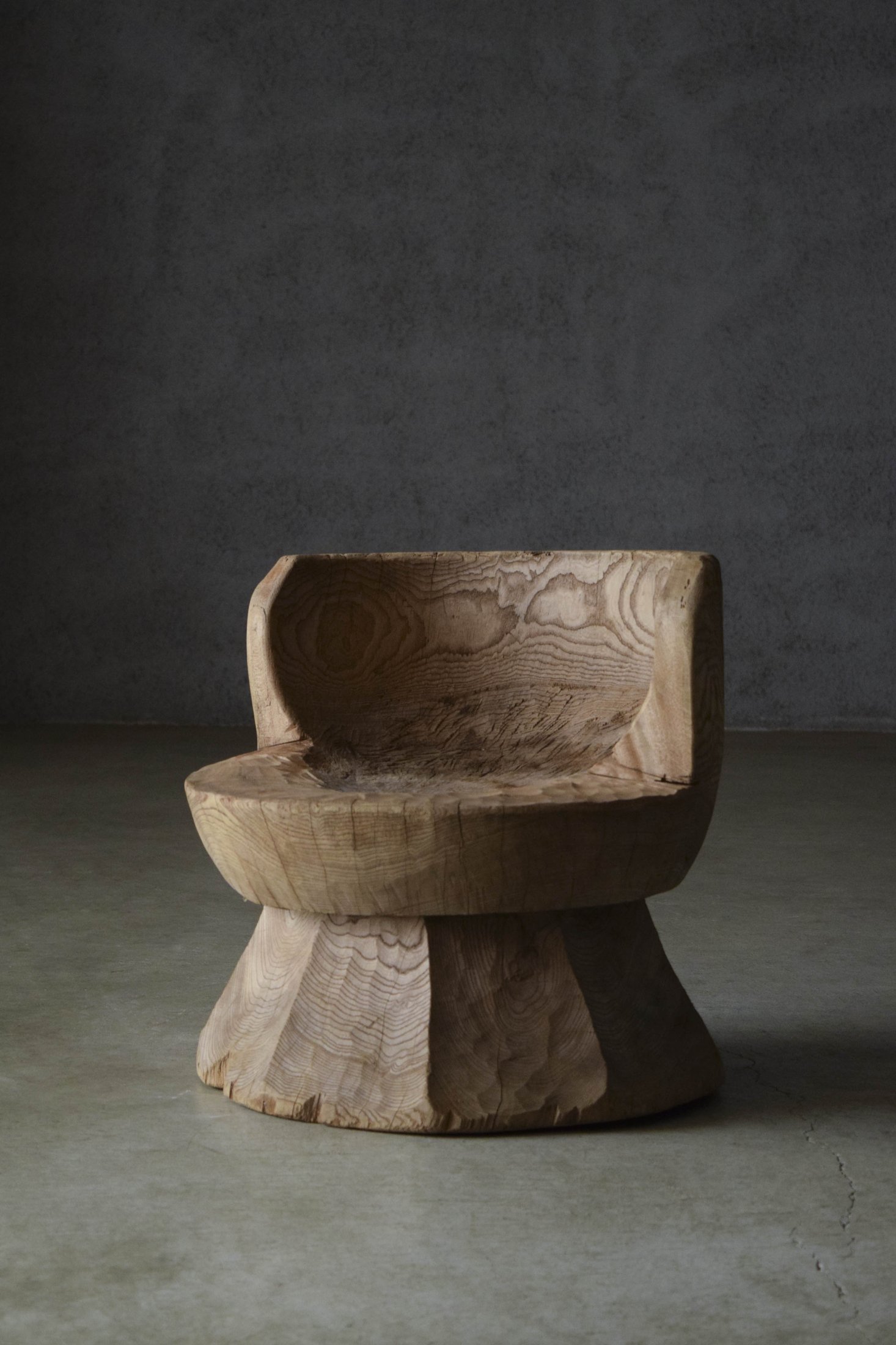 椅子 木彫り - 工芸品