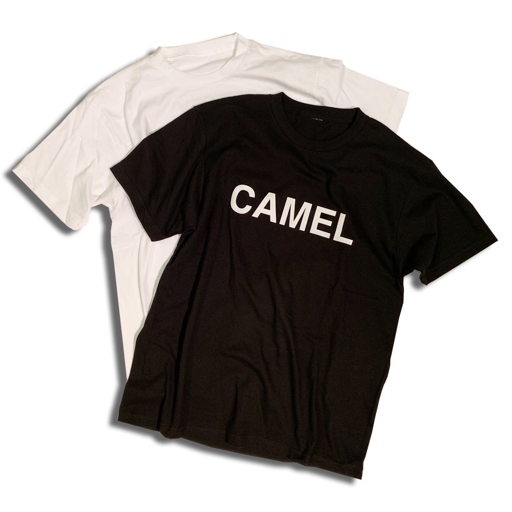 CAMEL Print T-Shirt/White,Black - HOSU ATPD. ONLINE STORE