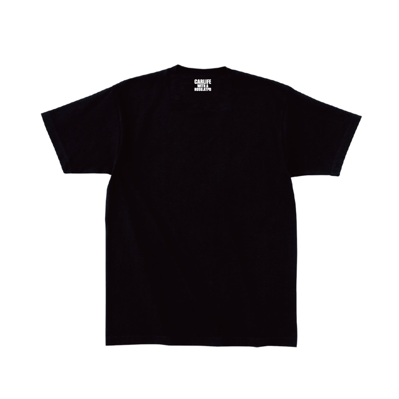 HOSU CARLIFE WITH A ロゴプリントTシャツ(ブラック) - HOSU