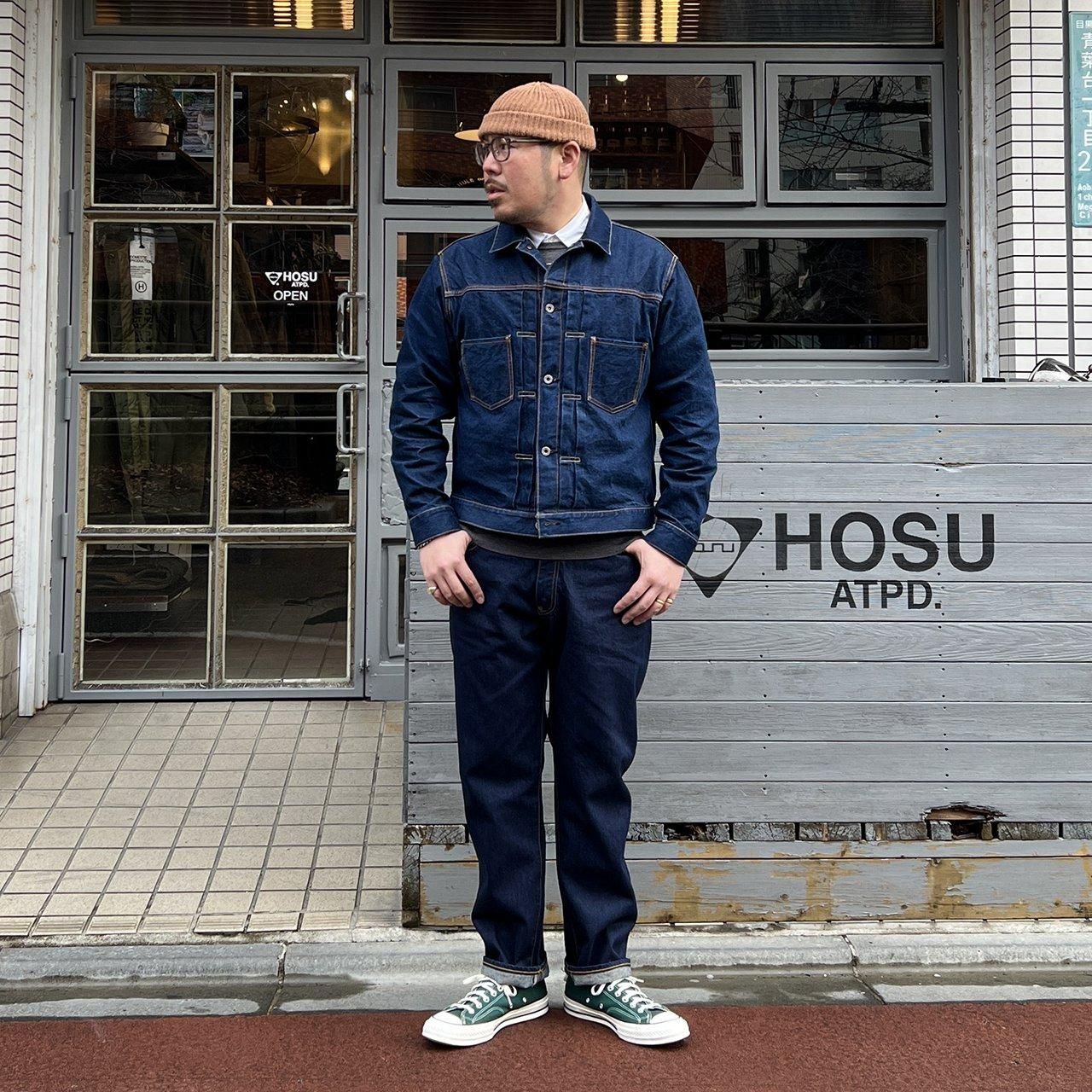 HOSU TYPE 505 14oz レギュラーテーパードデニム(赤耳/ORGANIC HOSU TYPE 505 14oz レギュラーテーパードデニム(赤耳/ORGANIC