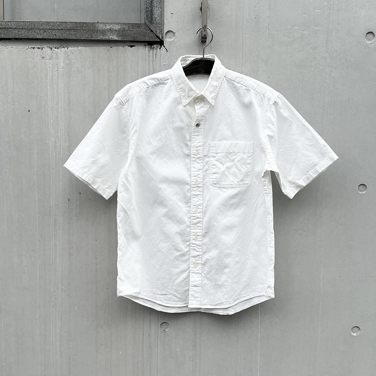 HOSU S/S BOTTON DOWN OXFORD SHIRT / WHITE
