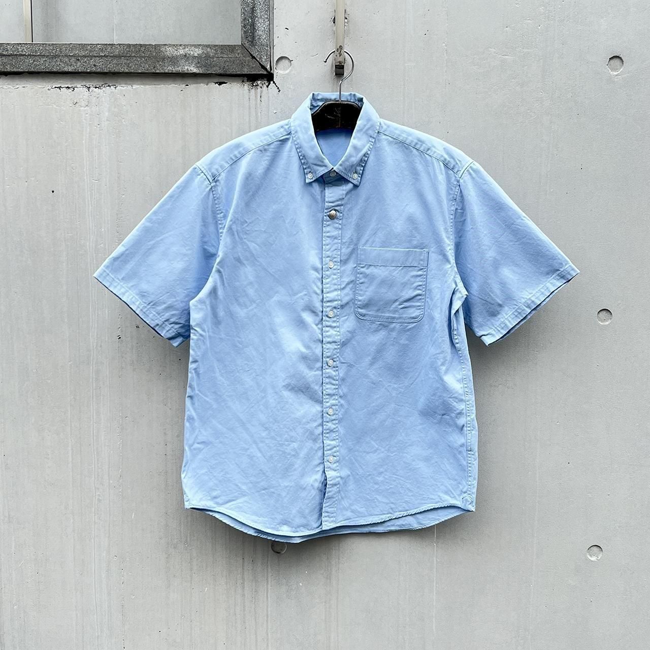 HOSU S/S BUTTON DOWN OXFORD SHIRT / SAX
