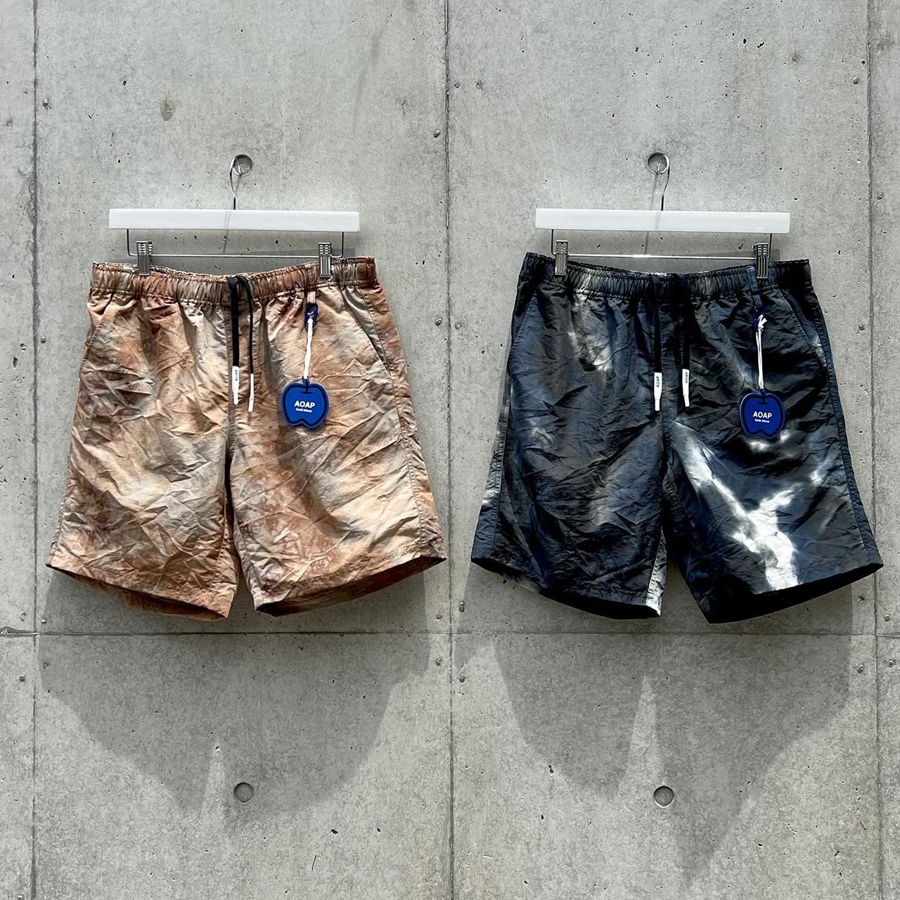 STONE ISLAND ナイロンメタル ショートパンツ バーガンディ Lサイズ