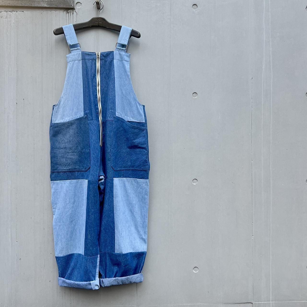HOSU(RE:DRESS) PATCHWORK FARMER OVERALLS / DENIM
