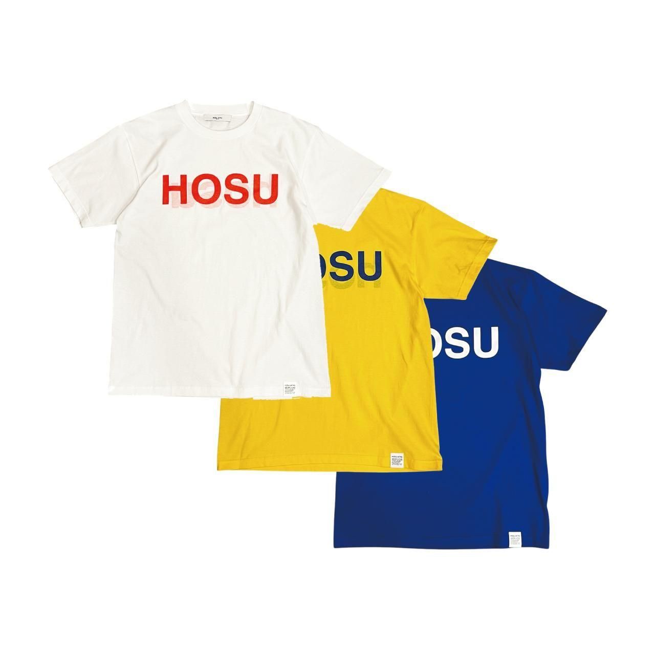 HOSU REVERSIBLE COLOR TEE / WHITE,YELLOW,BLUE
