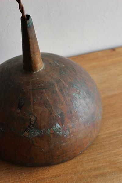 銅 漏斗 ロウト ろうと じょうご Sweden copper funnel- 北欧