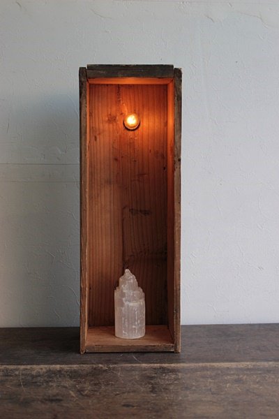 original木箱のライト - アンティーク・古道具・暮らしの雑貨店 京都 