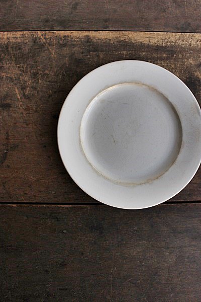 France白のリム皿 - アンティーク・古道具・暮らしの雑貨店 京都