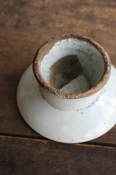 李朝　台 李朝白磁の灯火器 | gallery & boutique 雪月花