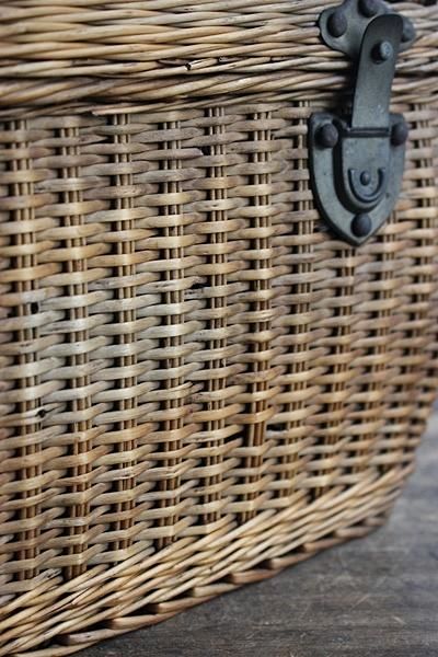 日本 古道具ピクニックバスケット - アンティーク・古道具