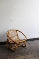 日本<br>籐の子供椅子
