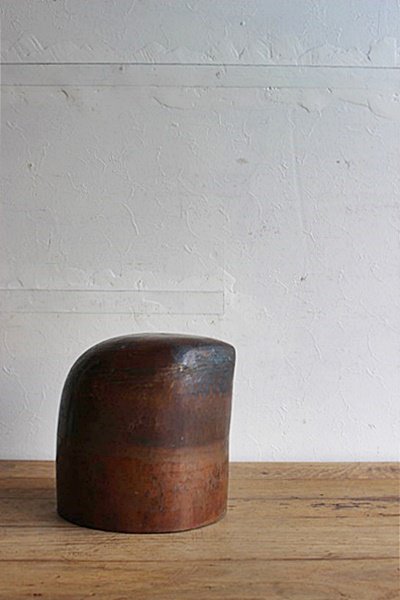 銅の帽子型　アンティーク　レトロ　インテリア　シャビー　古道具