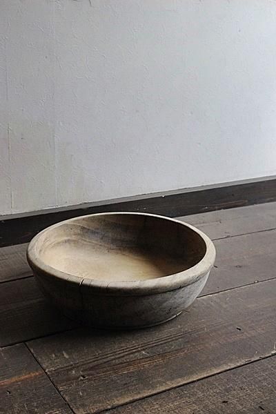 こね鉢　古道具 Amazon.co.jp: E10276. 古道具 こね鉢 捏鉢 木器 ボウル 時代