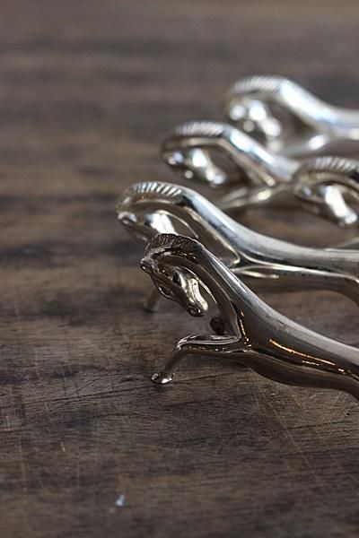 France馬のカトラリーレスト - アンティーク・古道具・暮らしの雑貨店