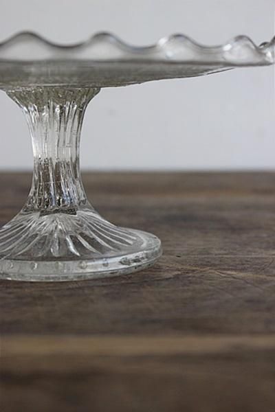 Englandガラスコンポート - アンティーク・古道具・暮らしの雑貨店