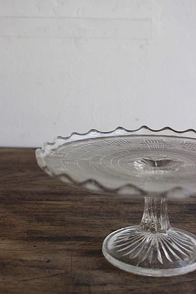 Englandガラスコンポート - アンティーク・古道具・暮らしの雑貨店