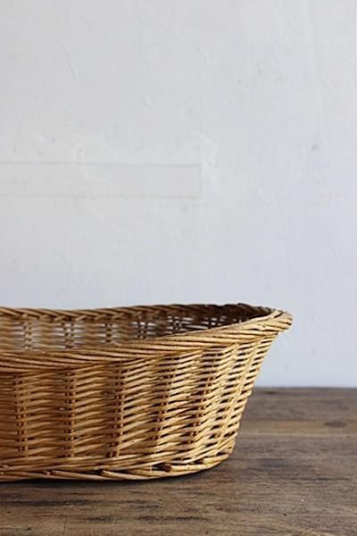 フランスアンティークブレッドバスケット 食卓で活躍してくれるブレッドバスケット（34x12.5cm） フランス