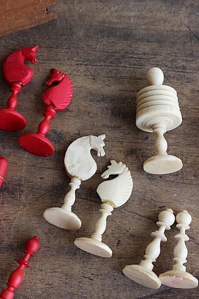 Germanyチェスの駒(JUNK) - アンティーク・古道具・暮らしの雑貨店