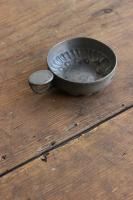 フランス製　錫　アンティーク　ワインテスター　蛇　サラマンダー　刻印あり フランス製 錫 アンティーク ワインテスター 蛇 サラマンダー