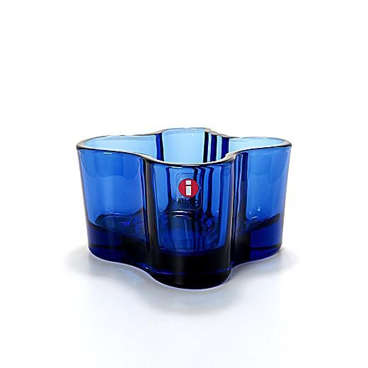 廃盤 Iittala lto キャンドルホルダー ウルトラマリン トコトコkプラス