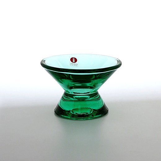 廃盤｜iittala｜カルティオ｜キャンドルホルダー｜ライトグリーン