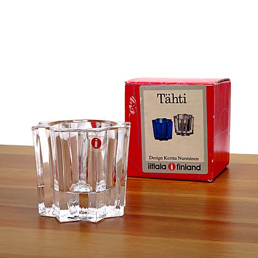 廃盤｜iittala｜Tahti｜キャンドルホルダー｜クリア - トコトコKプラス