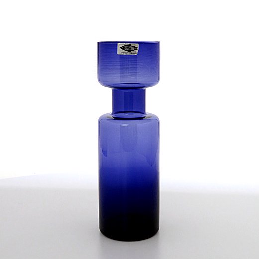 Nuutajarvi カイフランク バイオレット青紫 ベース - インテリア小物