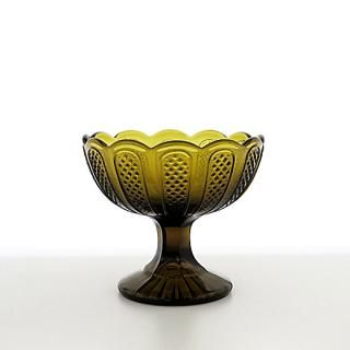 ⬛【非売品・コレクション・ヴンテージ品♥【オシャレで素敵なガラスボール】♥５皿 花柄器／ガラス皿／ガラスボール | iichi 日々の暮らしを